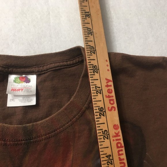 VTG 90’s LION EYE ON SURVIVAL TIGER NATURE wild sunset T-Shirt graphic - Picture 5 of 9